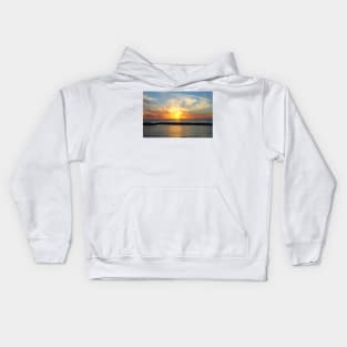 Seven Mile Caribbean Island Sunset Kids Hoodie